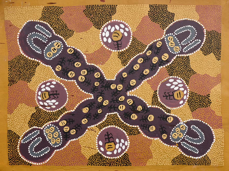 Australian_DotPainting_Sammlung_Scheps-Bretschneider_Bild_7_Honey_Ants_Dreaming_DSC_0030